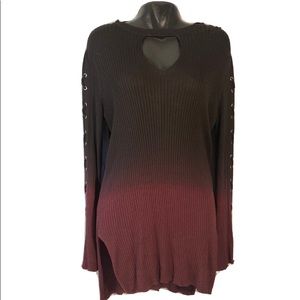 Rock & Republic sexy tunic top form fitting xl